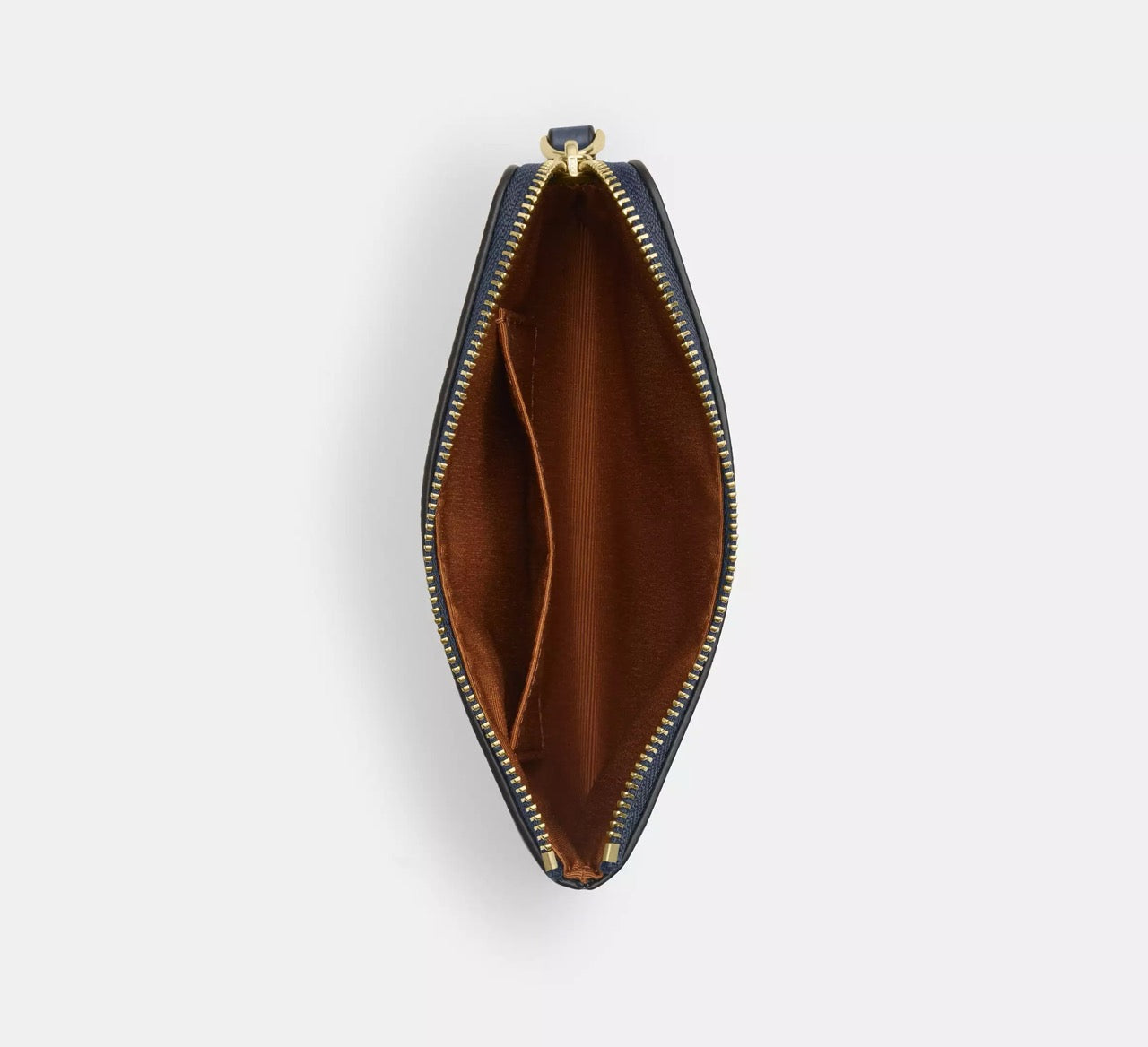 [READY STOCK MY] COACH Corner Zip Wristlet in Dark Denim (CDF32)