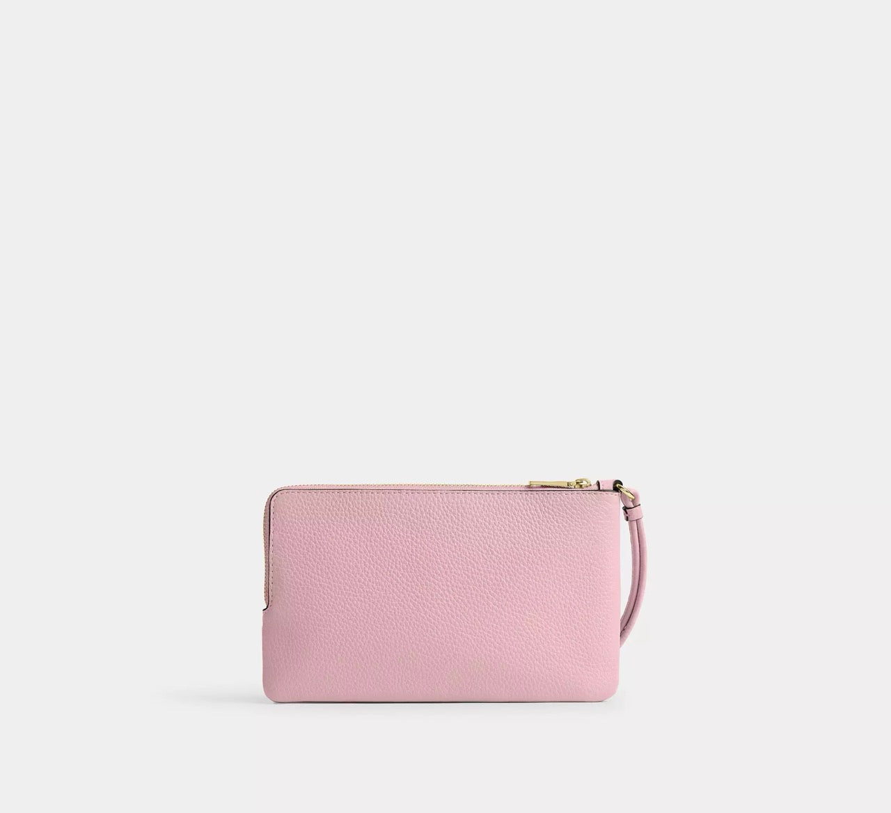 [INCOMING ETA 30 DAYS] COACH Double Zip Wallet In Signature Denim in Light Pink (CDN22)