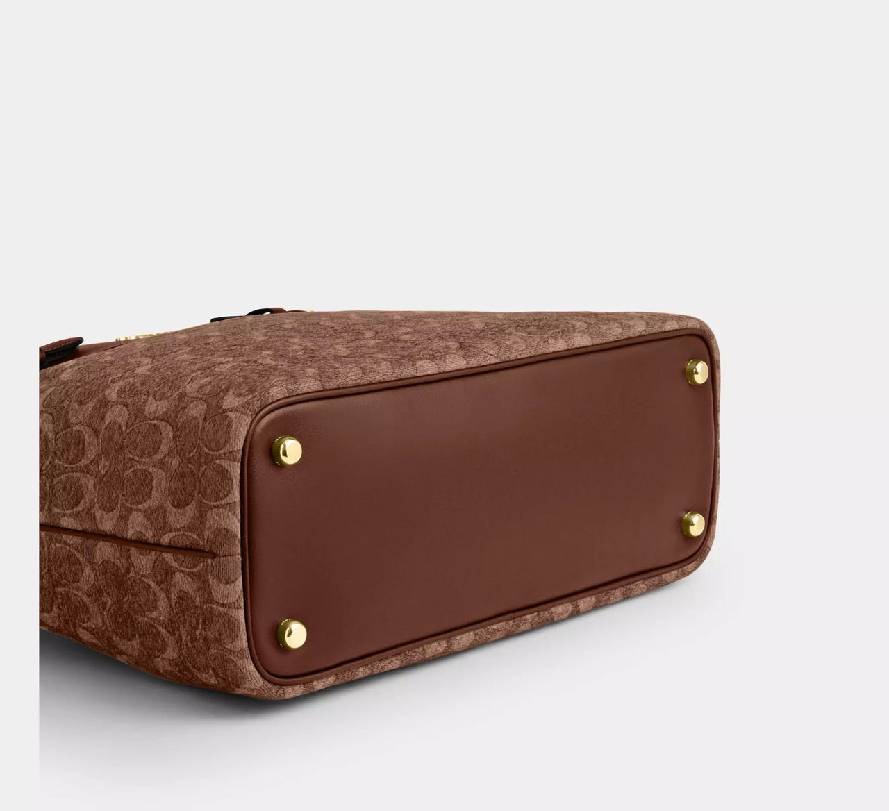 [INCOMING ETA 30 DAYS] COACH Easton Tote Bag In Signature Chenille in Vintage Brown (CCZ08)