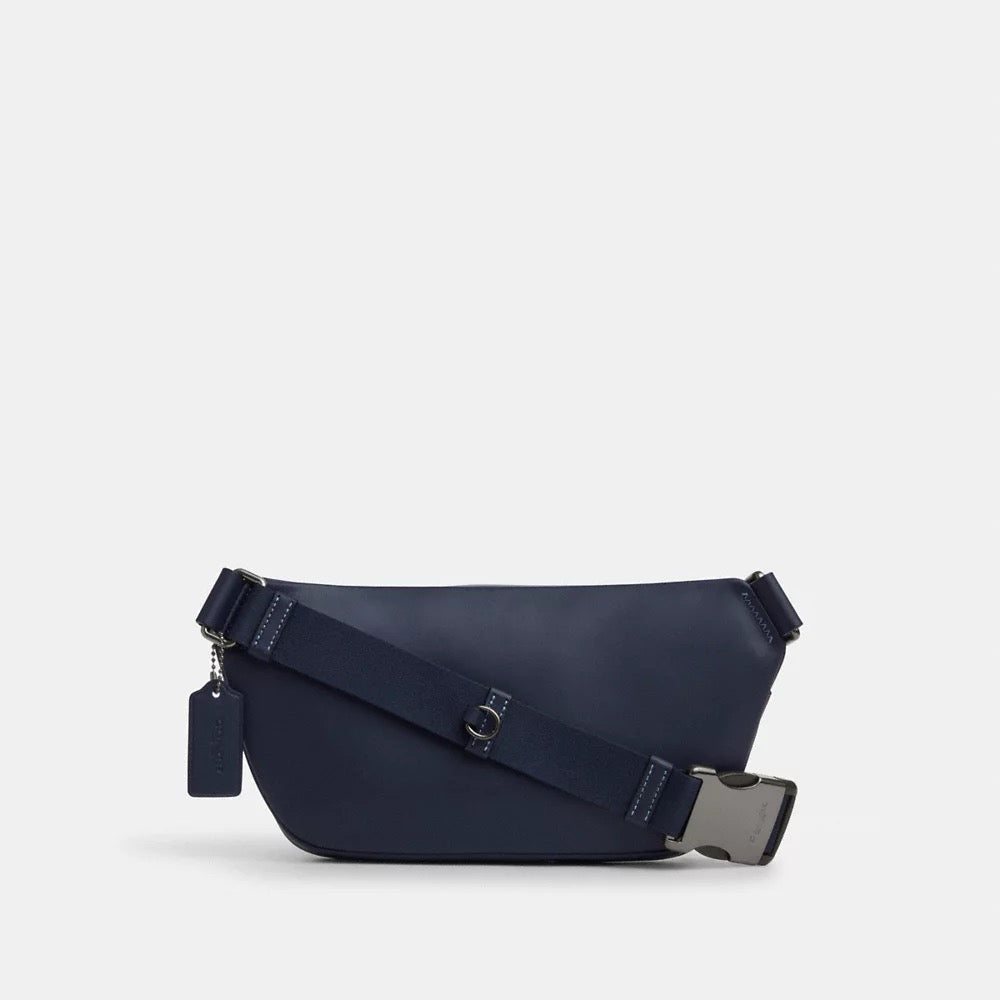 [INCOMING ETA 30 DAYS] COACH Elias Belt Bag In Signature Canvas in Denim/Midnight Navy (CZ400)