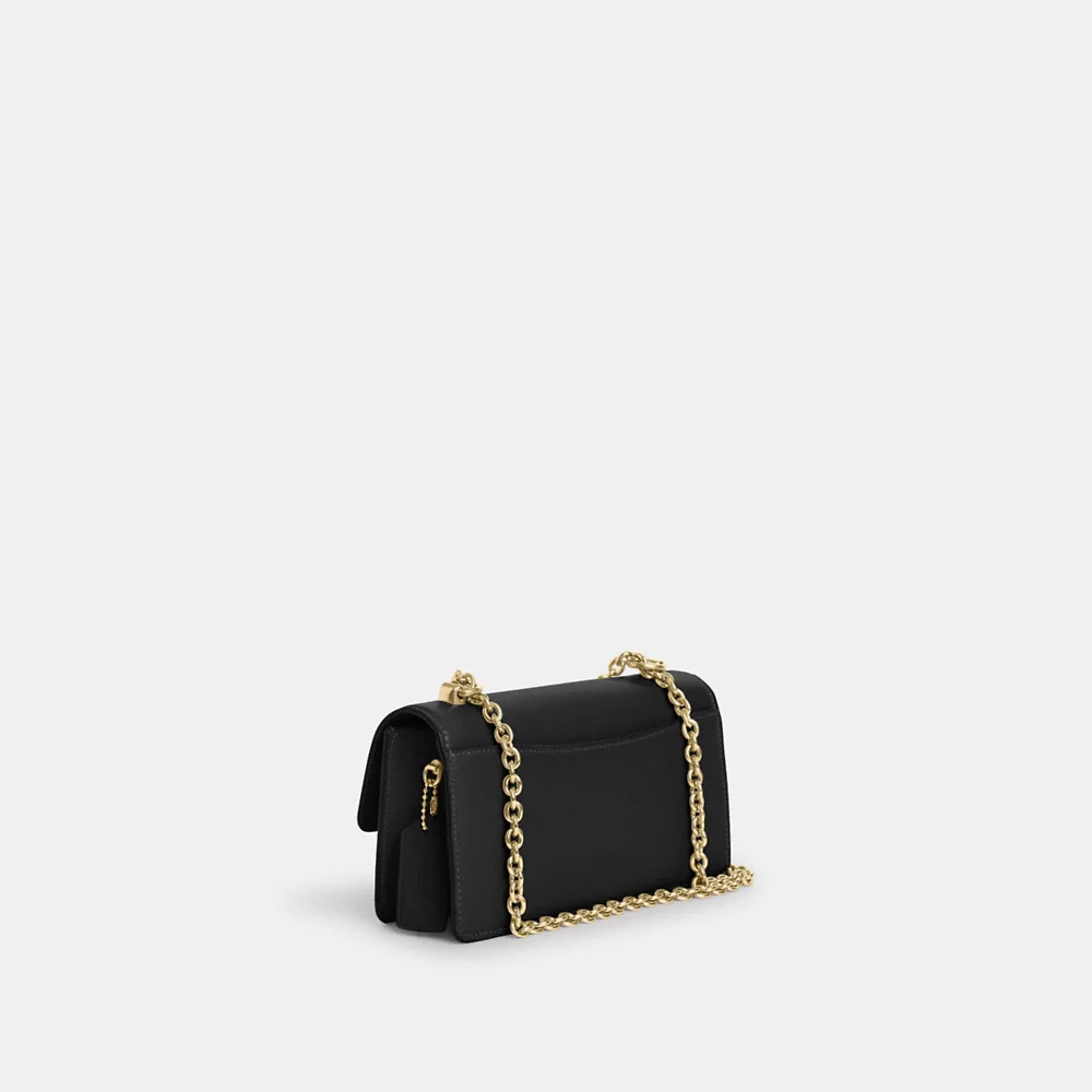 [INCOMING ETA END NOV 2024] COACH Eliza Flap Crossbody Bag In Black (GHW) (CP008)