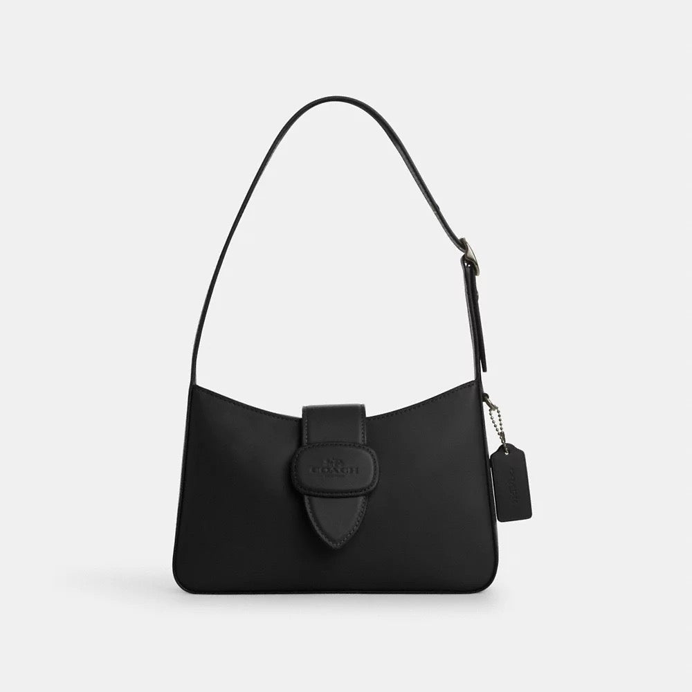 [INCOMING ETA 30 DAYS] COACH Eliza Shoulder Bag With Zipper Closure in Black (CAA92)