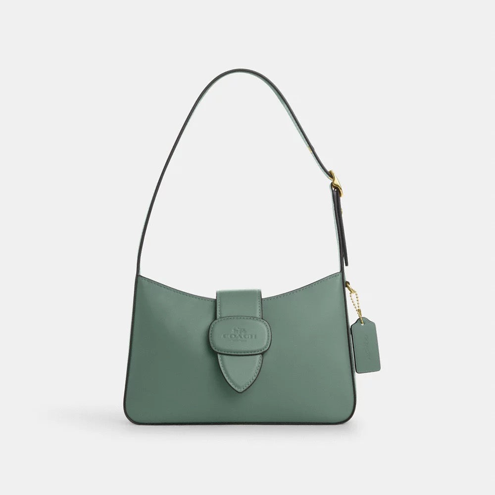 [INCOMING ETA 30 DAYS] COACH Eliza Shoulder Bag With Zipper Closure in Sage (CAA92)