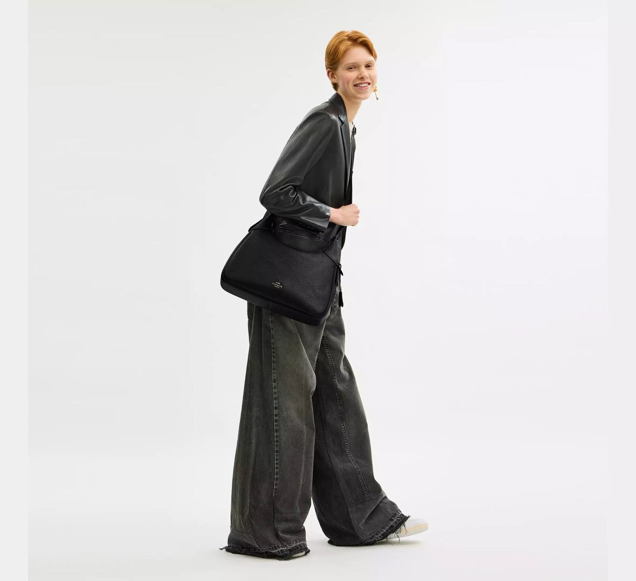 [INCOMING ETA 30 DAYS] COACH Ella Shoulder Bag in Black (CCE47)