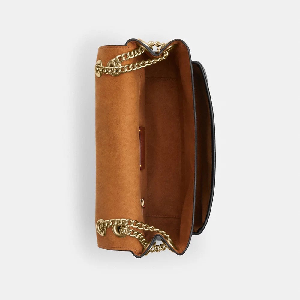 [INCOMING ETA 30 DAYS] COACH Elodie Crossbody Bag In Signature Canvas in Walnut/Black (CCF10)