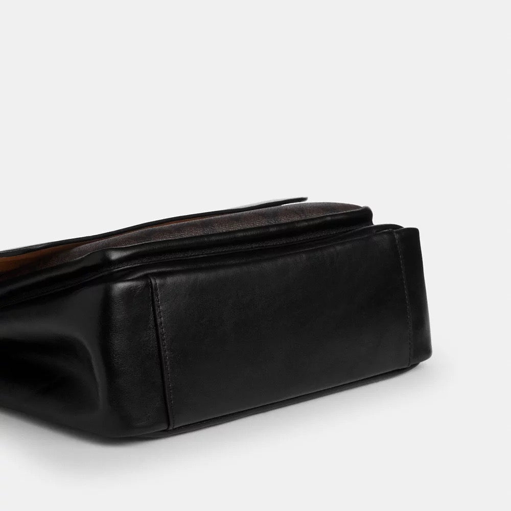 [INCOMING ETA 30 DAYS] COACH Elodie Crossbody Bag In Signature Canvas in Walnut/Black (CCF10)