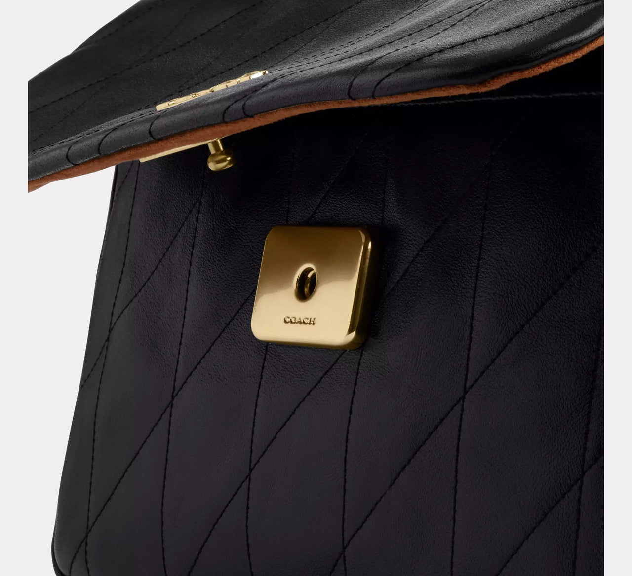 [INCOMING ETA 30 DAYS] COACH Elodie Crossbody Bag With Quilting in Black (CCZ62)