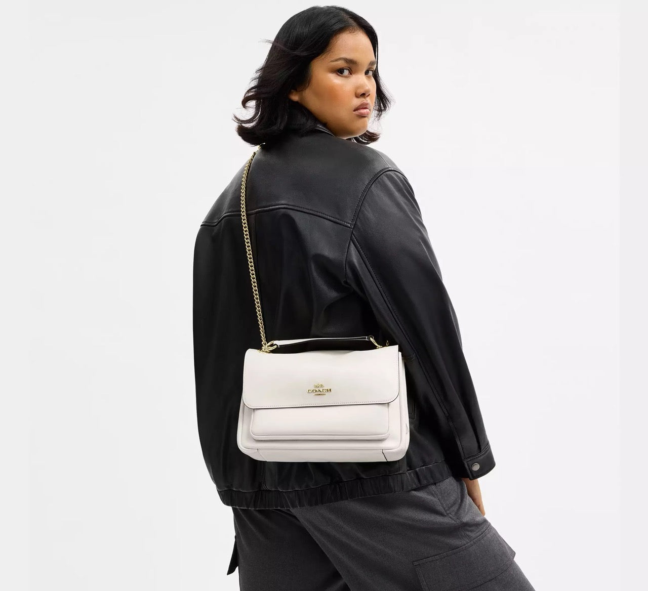 [INCOMING ETA 30 DAYS] COACH Elodie Crossbody Bag in Chalk (CCF09)