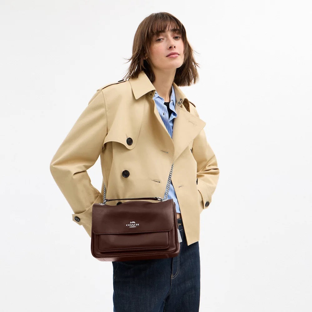 [INCOMING ETA 30 DAYS] COACH Elodie Crossbody Bag in Maple (SHW)(CCF09)