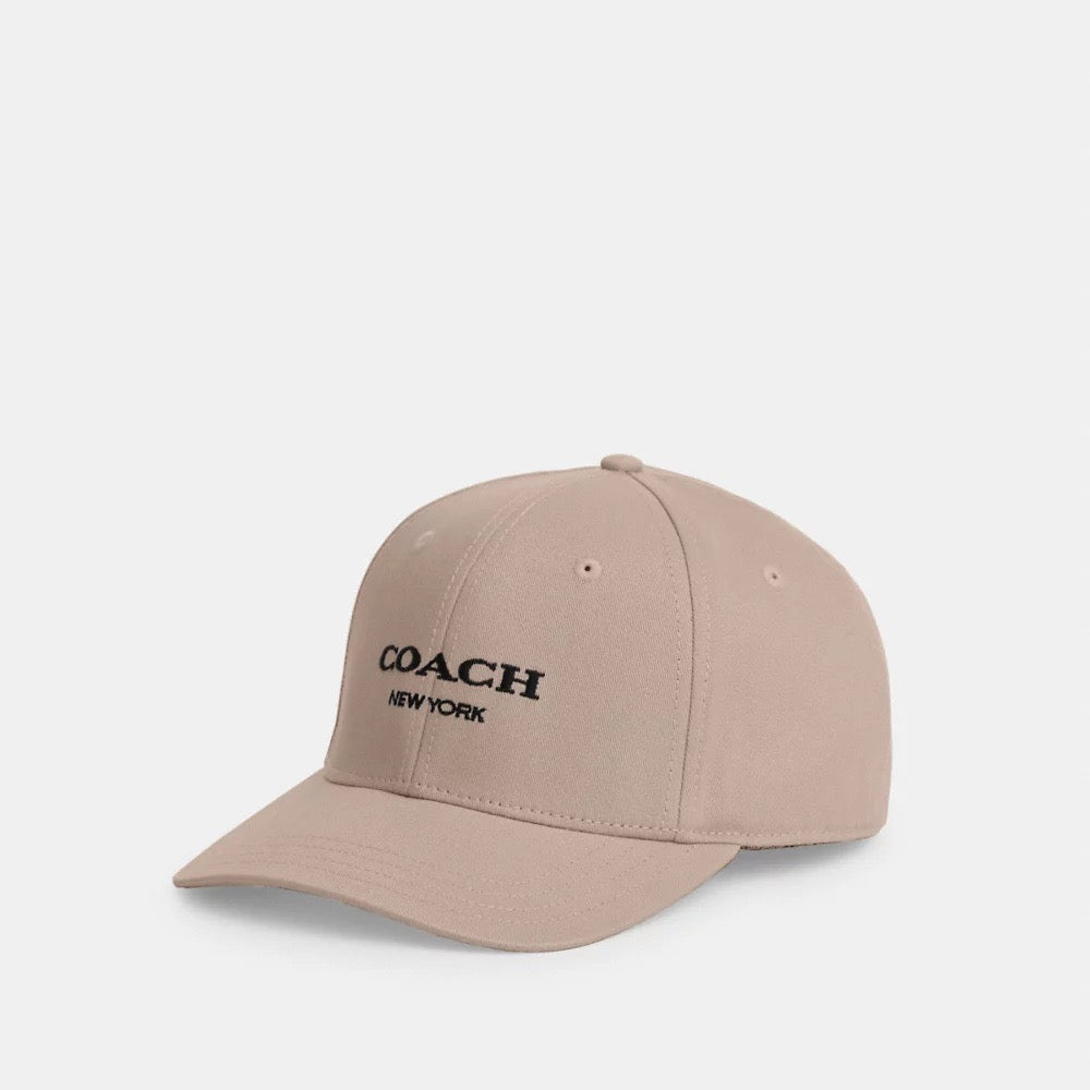 [INCOMING ETA 30 DAYS] COACH Embroidered Baseball Hat in Grey Birch (CAA64)