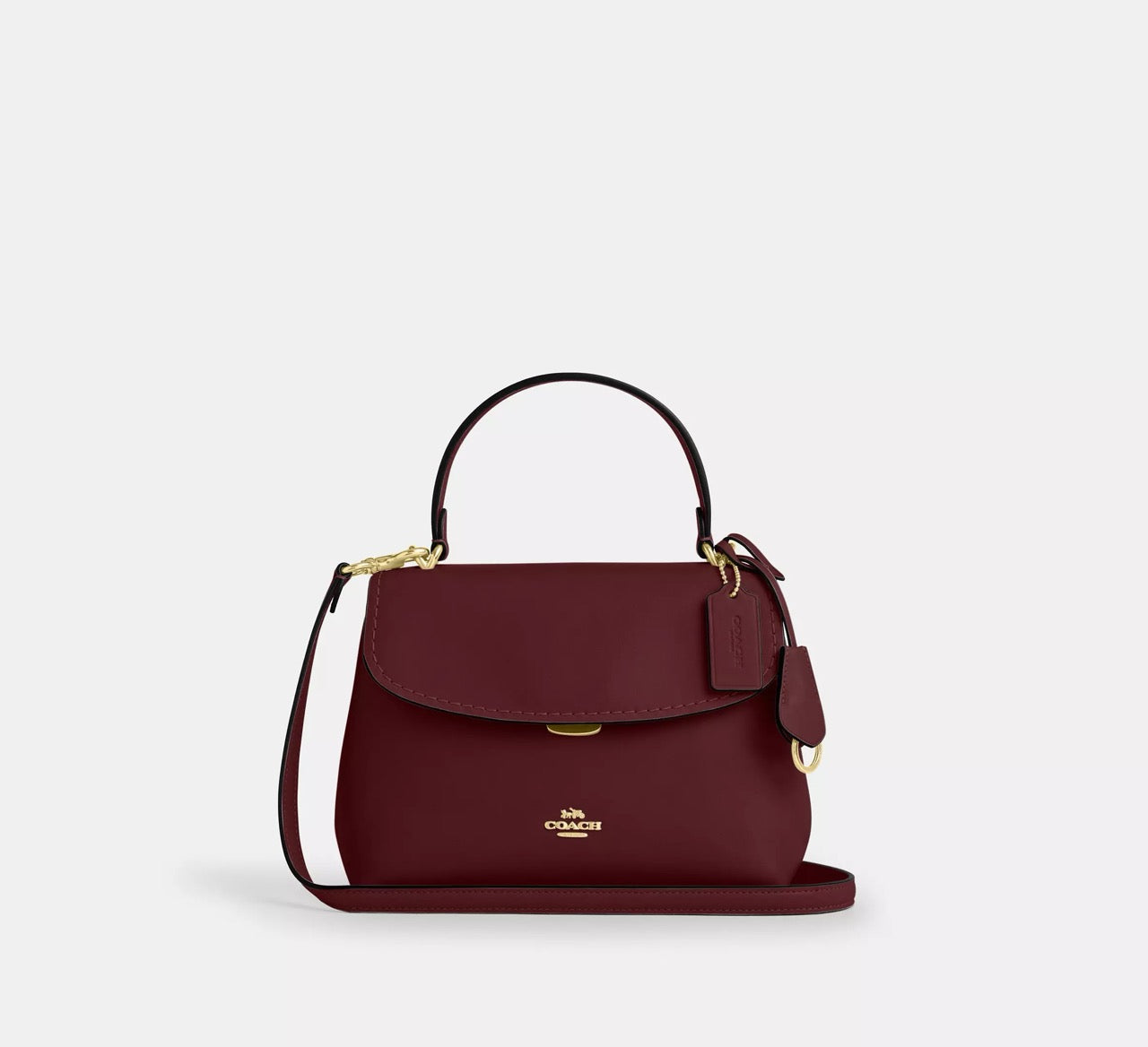 [INCOMING ETA 30 DAYS] COACH Emory Top Handle Bag in Dark Wine (CCE54)