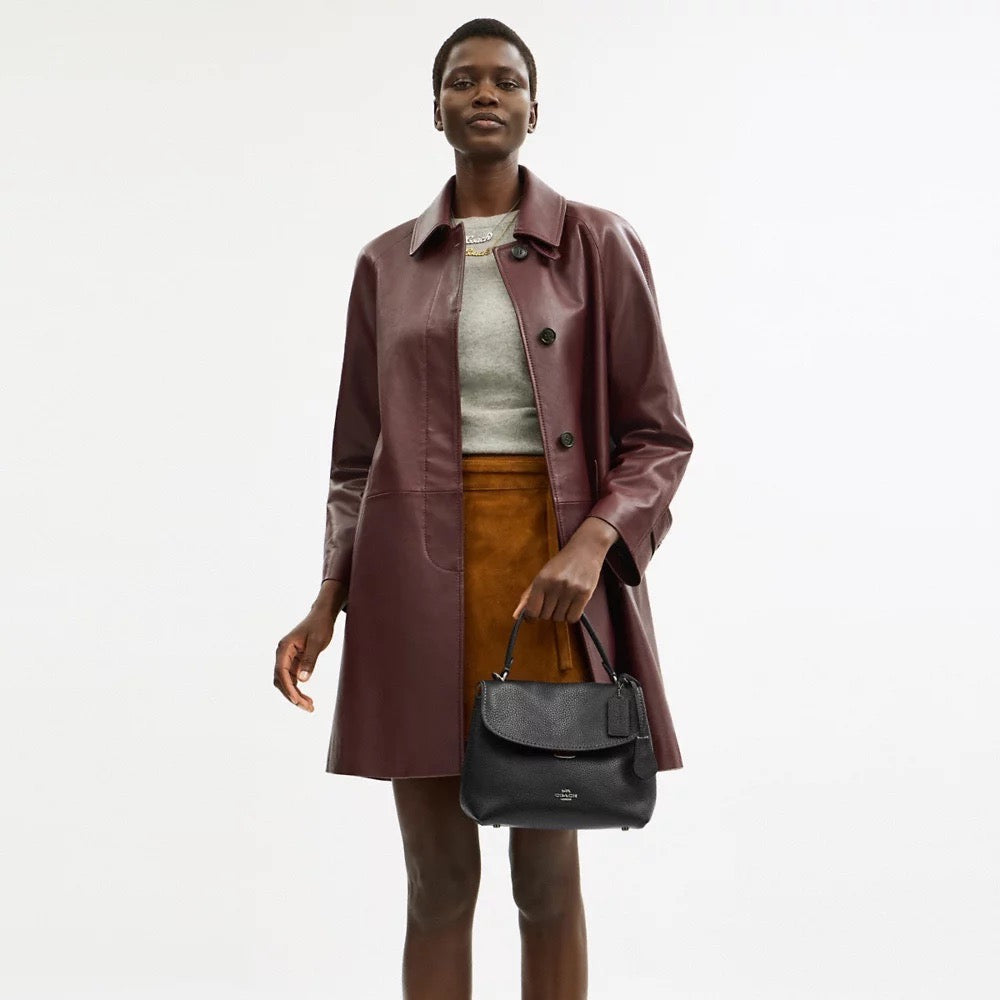 [INCOMING ETA 30 DAYS] COACH Emory Top Handle Bag in Gunmetal/Black (CCE53)