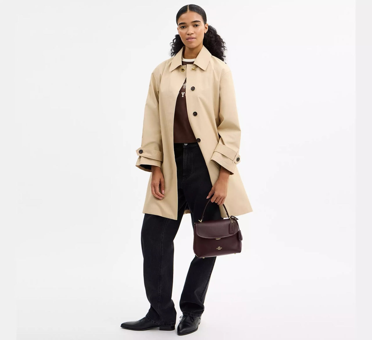 [INCOMING ETA 30 DAYS] COACH Emory Top Handle Bag in Maple (CCE54)