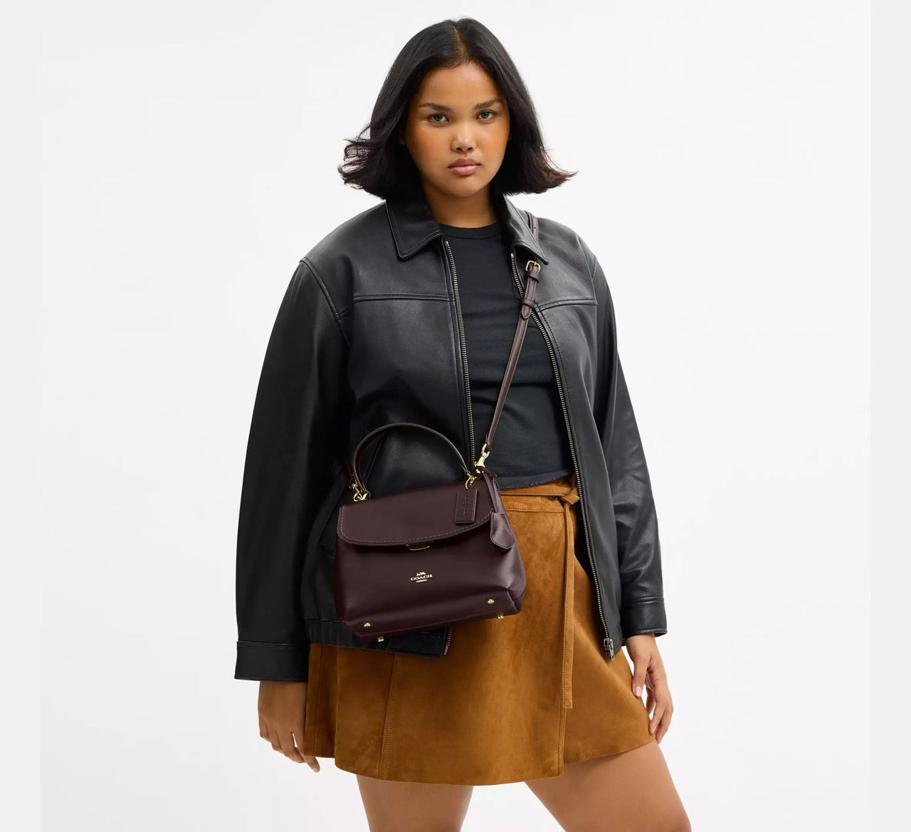 [INCOMING ETA 30 DAYS] COACH Emory Top Handle Bag in Maple (CCE54)