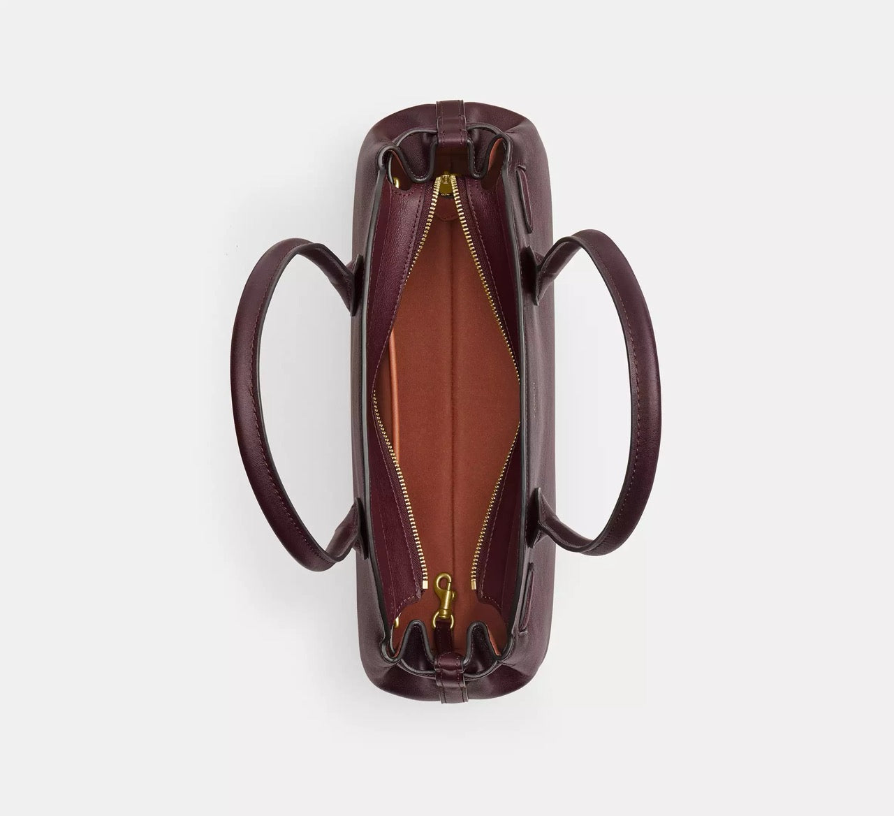 [READY STOCK MY] COACH Empire Carryall Bag 34 in Brass/Merlot (CCC30)