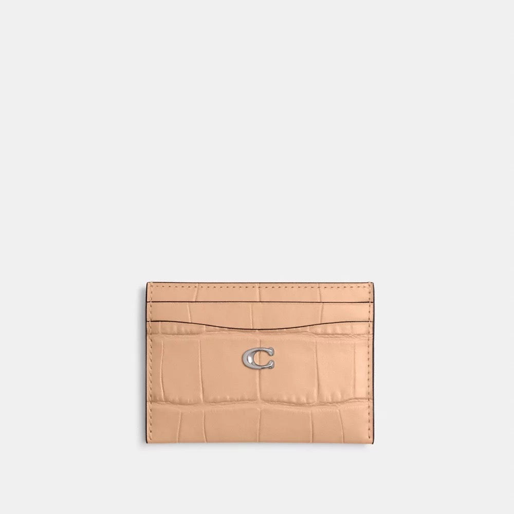[READY STOCK MY] COACH Essential Card Case in Buff (SHW)(CP445)