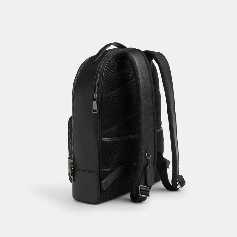 [INCOMING ETA 30 DAYS] COACH Ethan Backpack In Blocked Signature Canvas in Charcoal Black (CZ392)