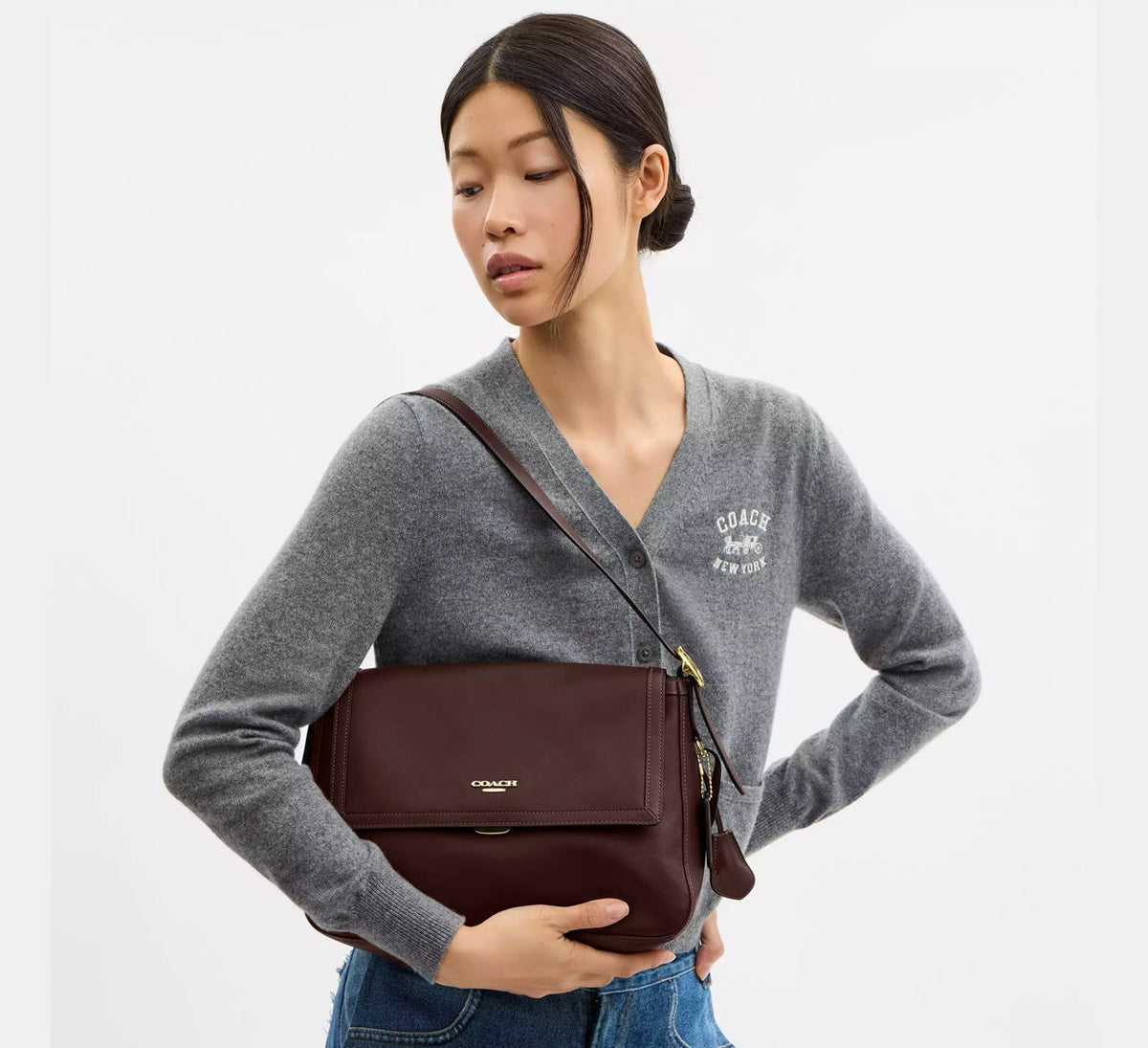 [INCOMING ETA 30 DAYS] COACH Etta Flap Bag in Maple (CFK03)