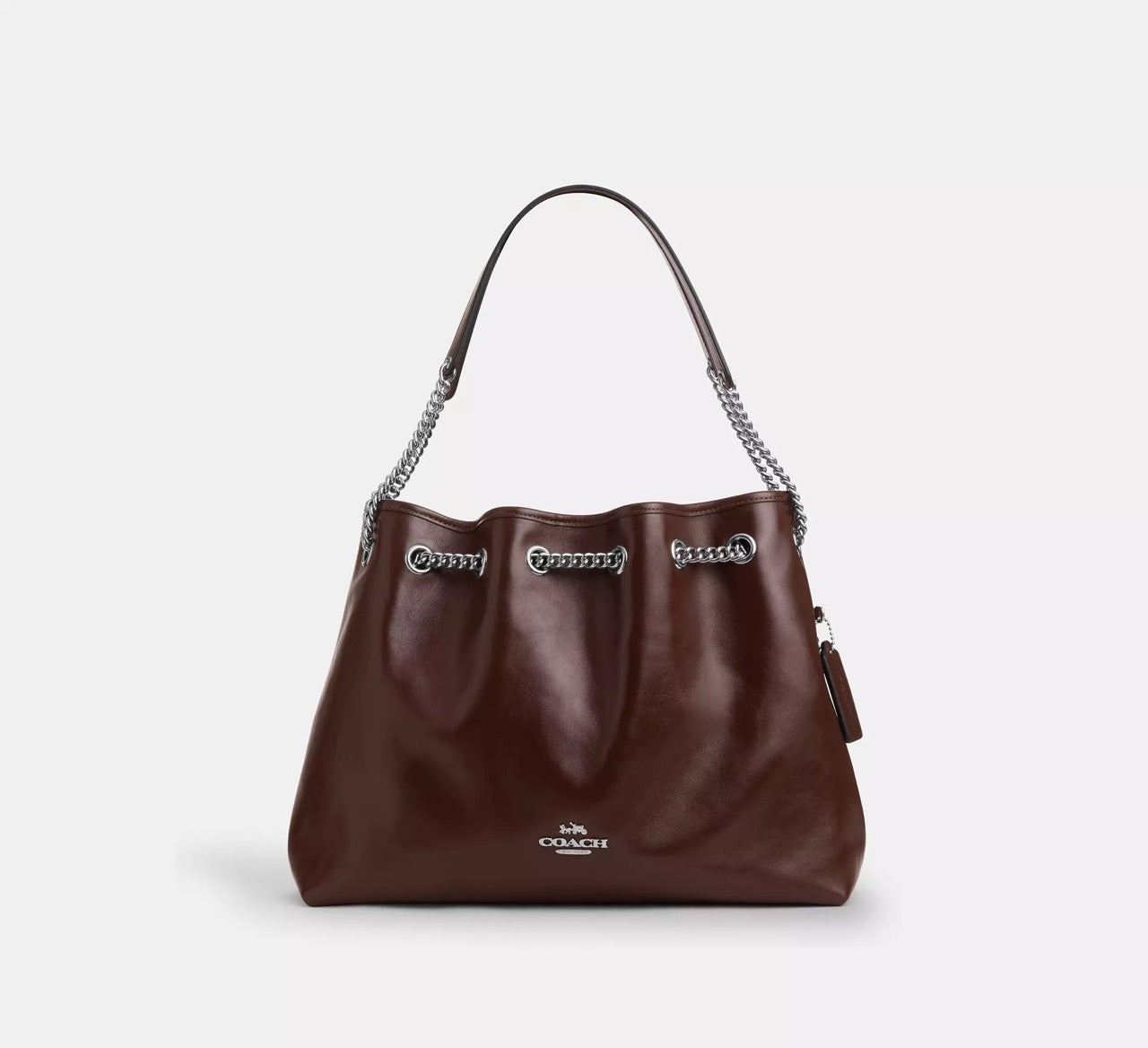 [INCOMING ETA 30 DAYS] COACH Evelyn Shoulder Bag in Maple (SHW)(CCZ79)