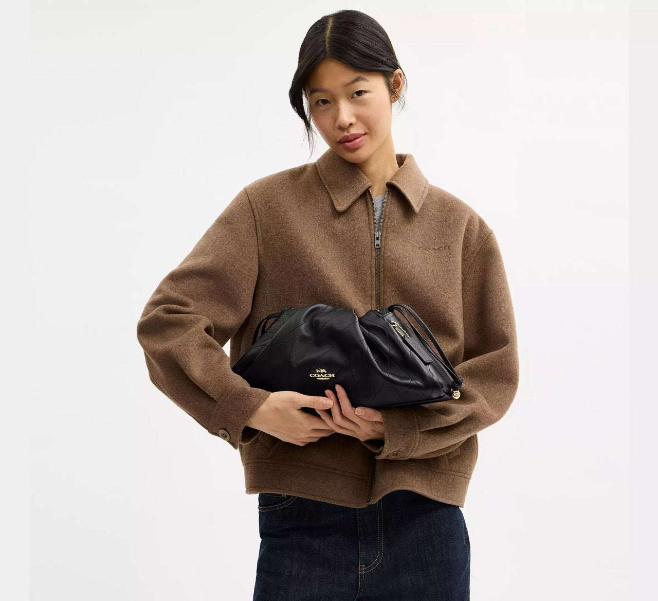 [INCOMING ETA 30 DAYS] COACH Faye Large Shoulder Bag With Quilting in Black (CCZ58)