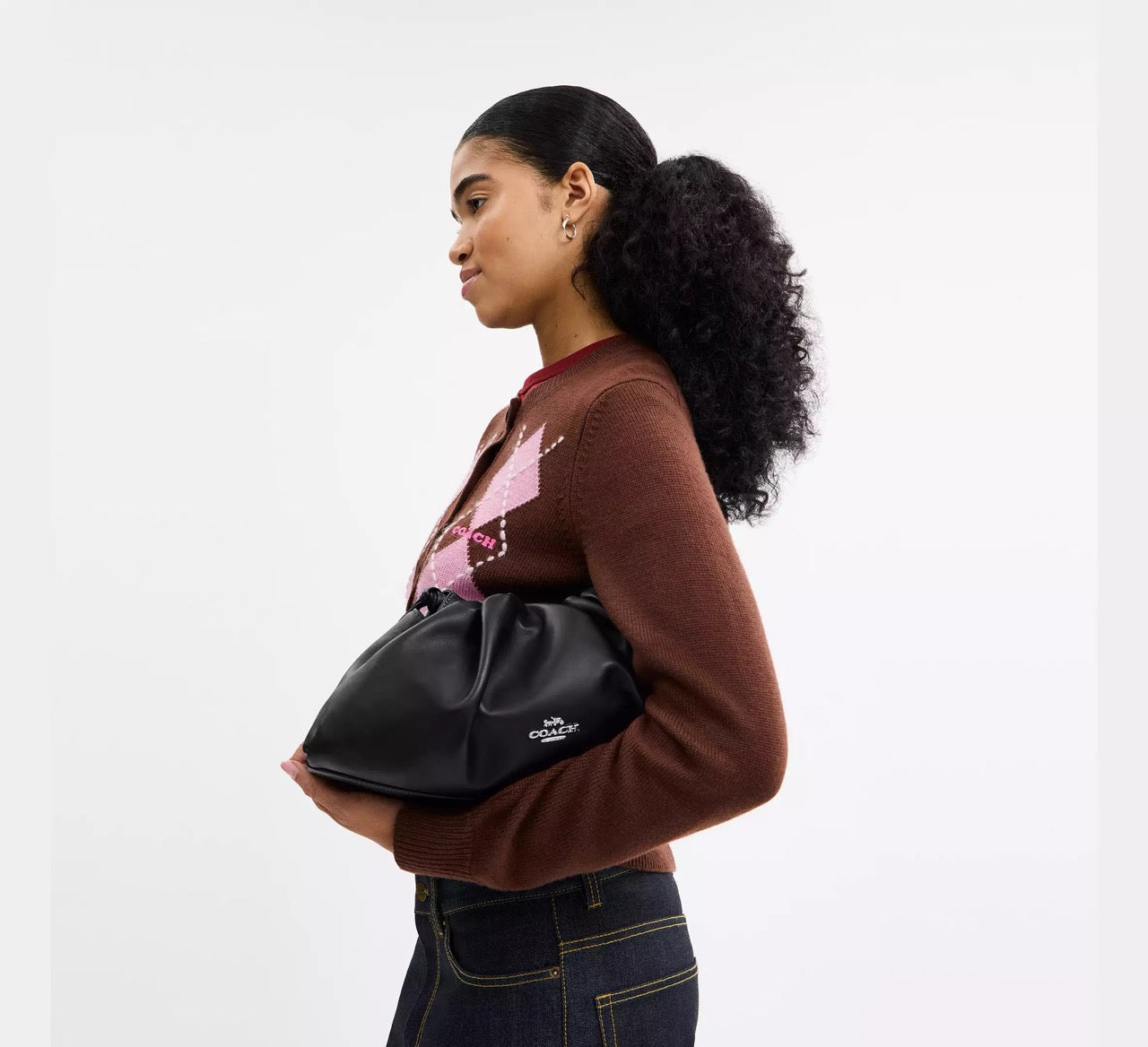 [WEB EXCLUSIVE][INCOMING ETA 30 DAYS] COACH Faye Large Shoulder Bag in Black (CCE68)