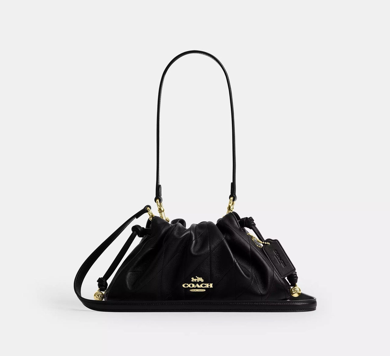 [INCOMING ETA 30 DAYS] COACH Faye Shoulder Bag With Quilting in Black (CCZ54)