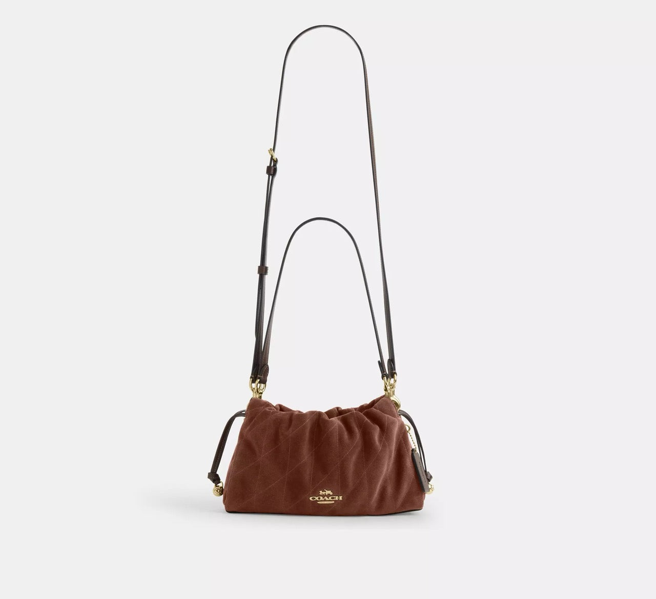 [INCOMING ETA 30 DAYS] COACH Faye Shoulder Bag With Quilting in Vintage Brown/Maple (CCZ55)