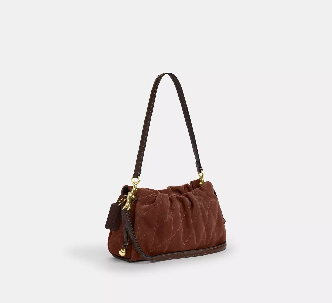 [INCOMING ETA 30 DAYS] COACH Faye Shoulder Bag With Quilting in Vintage Brown/Maple (CCZ55)