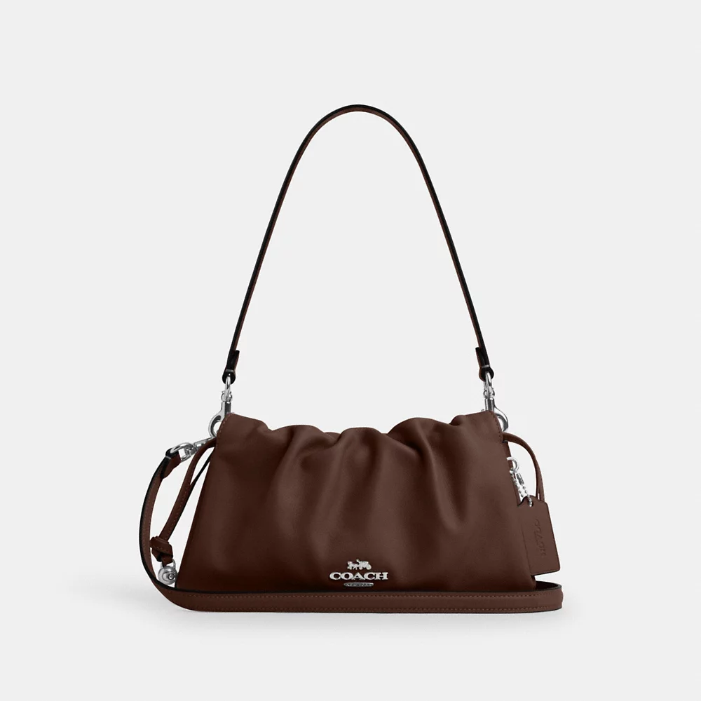 [INCOMING ETA 30 DAYS] COACH Faye Shoulder Bag With Ruching In Maple (CV529)