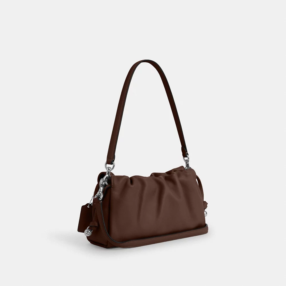 [INCOMING ETA 30 DAYS] COACH Faye Shoulder Bag With Ruching In Maple (CV529)