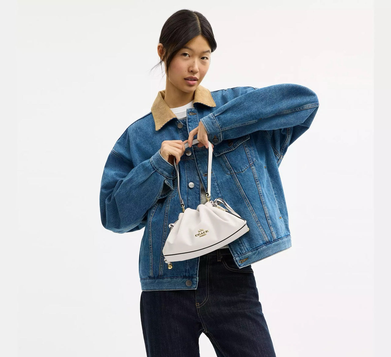 [INCOMING ETA 30 DAYS] COACH Faye Shoulder Bag in Chalk (CV529)