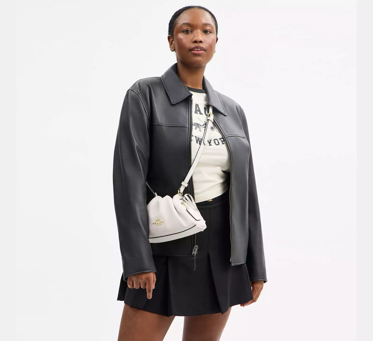 [INCOMING ETA 30 DAYS] COACH Faye Shoulder Bag in Chalk (CV529)