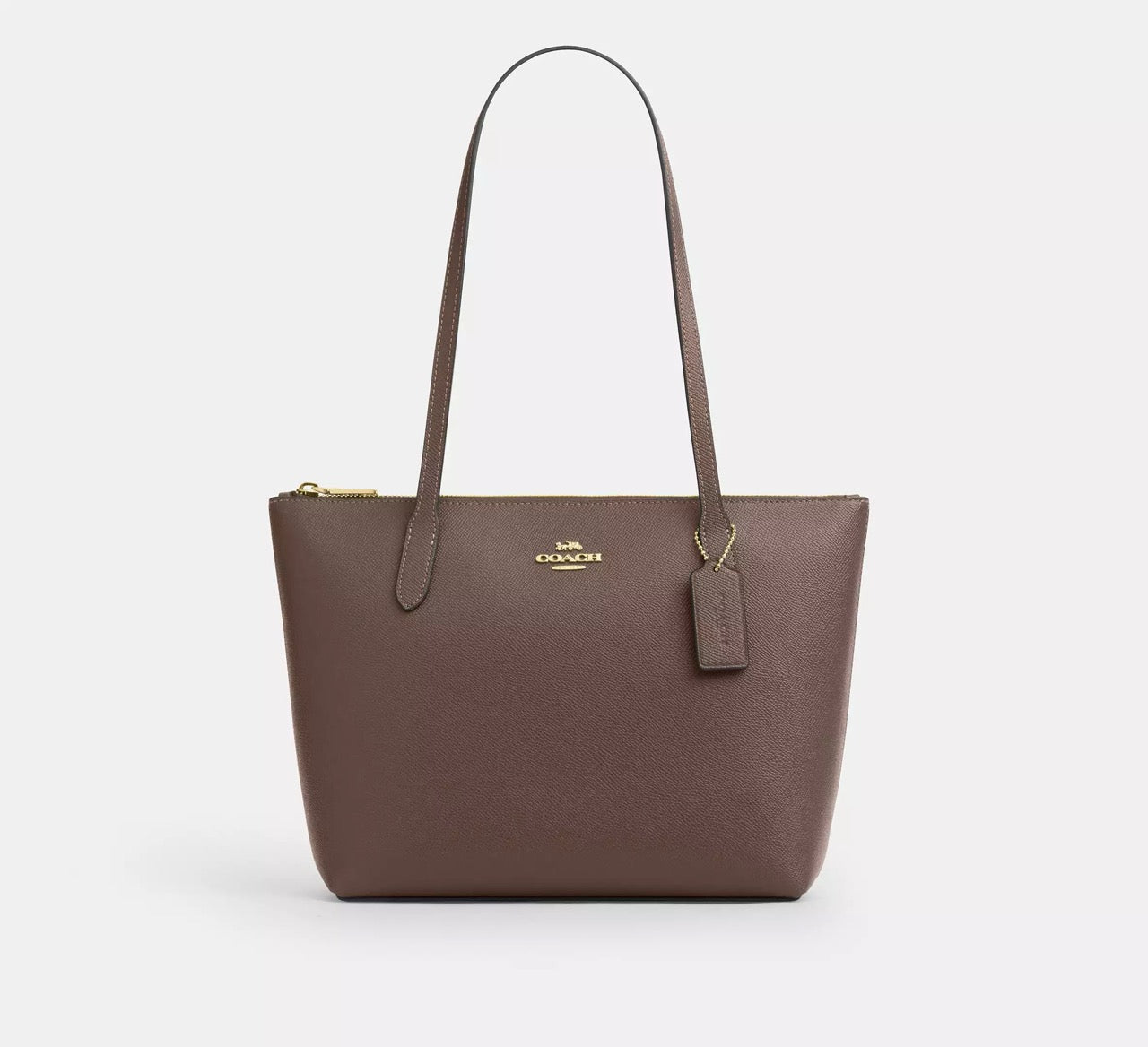 [INCOMING ETA 30 DAYS] COACH Fiona Zip Tote Bag in Dark Stone (CW395)