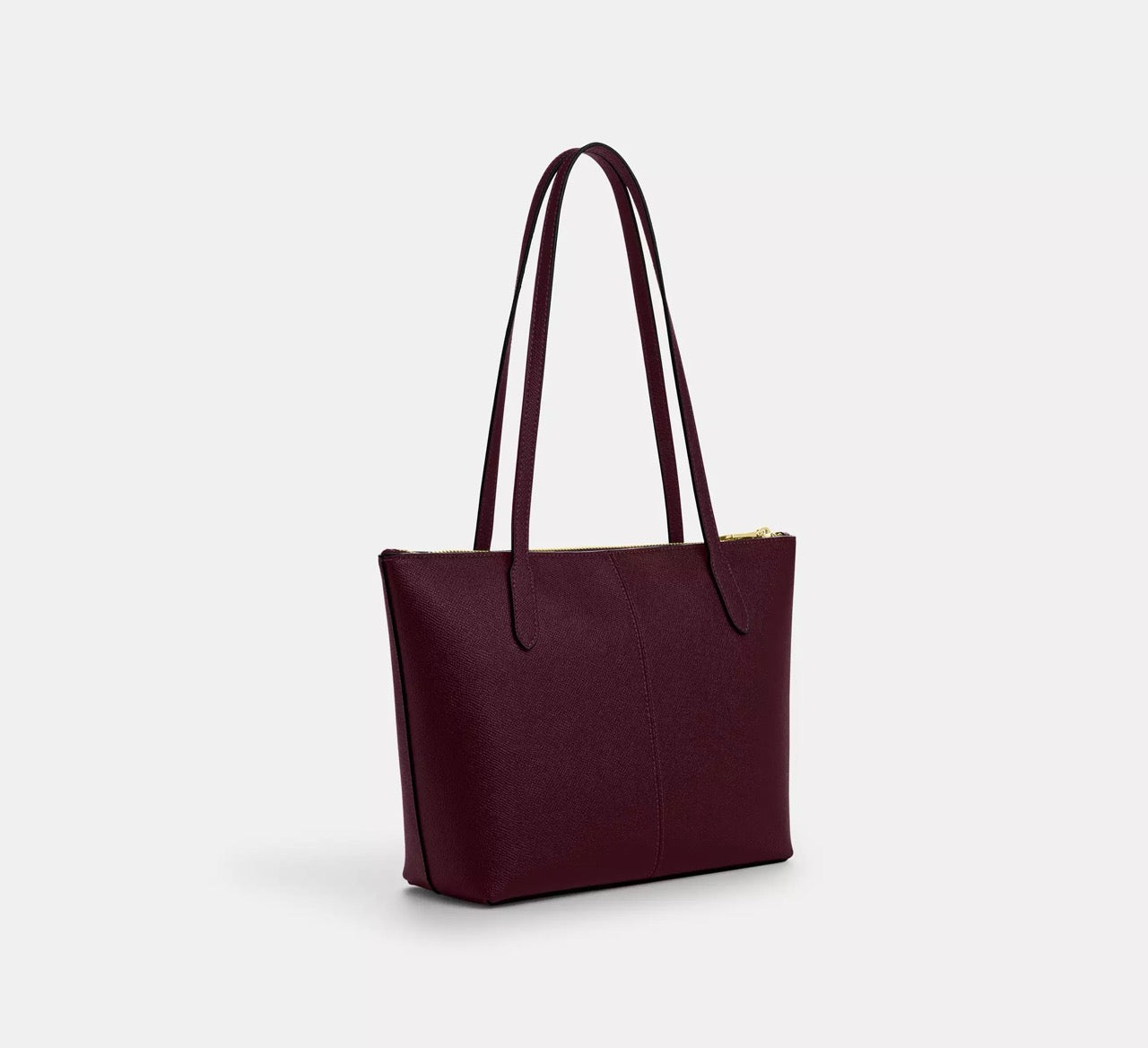 [INCOMING ETA 30 DAYS] COACH Fiona Zip Tote Bag in Dark Wine (CW395)