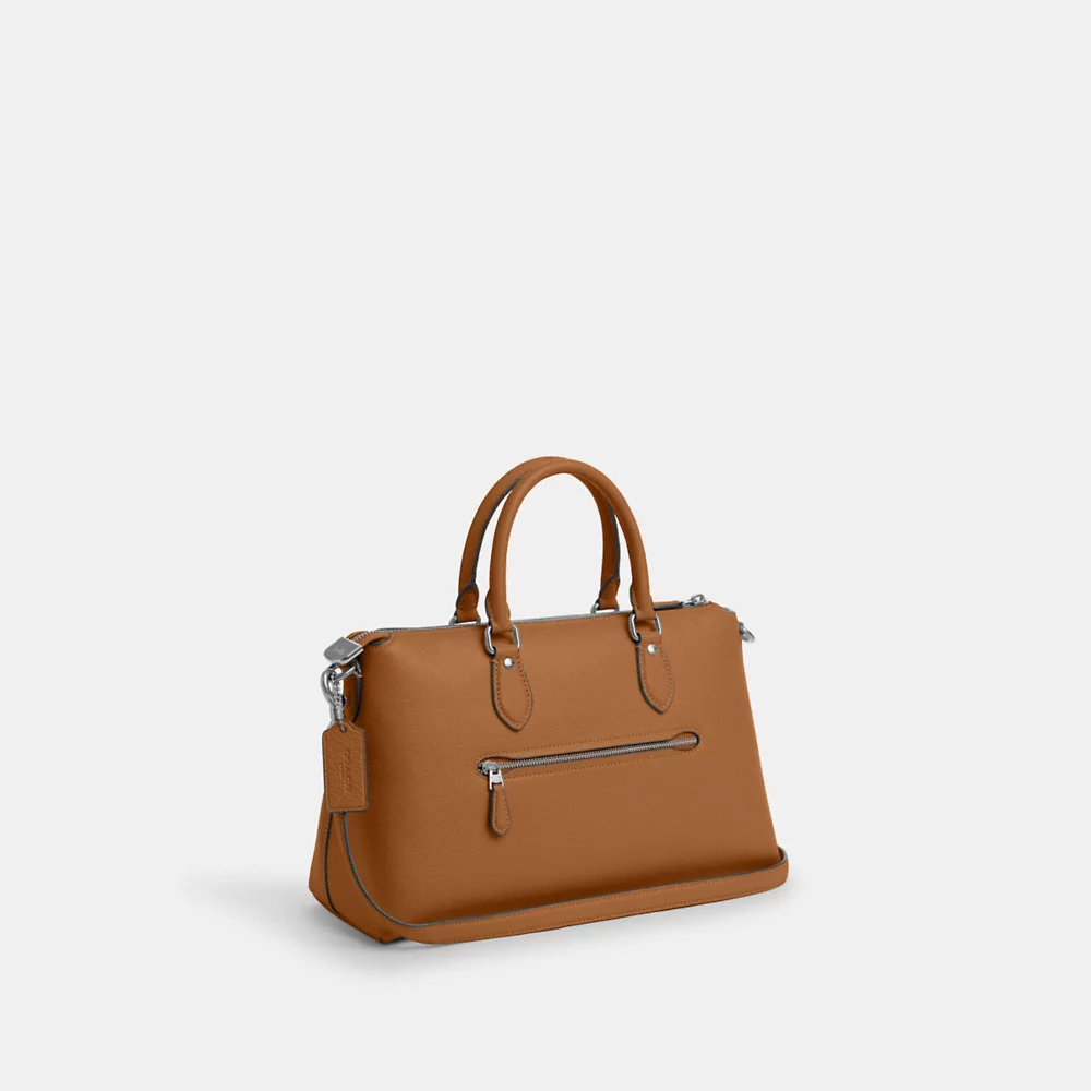 COACH Georgia Satchel Bag In Light Saddle (CR156)