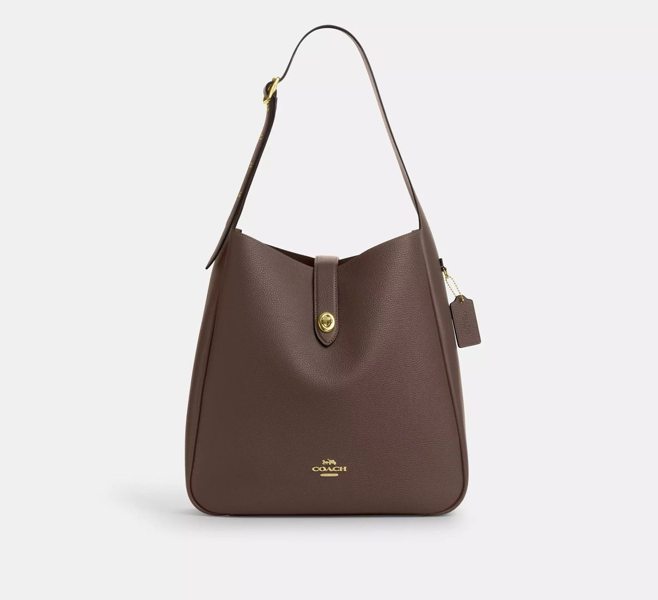 [SPECIAL DEAL][INCOMING ETA 30 DAYS] COACH Hadley Large Shoulder Bag in Dark Stone (CCD65)