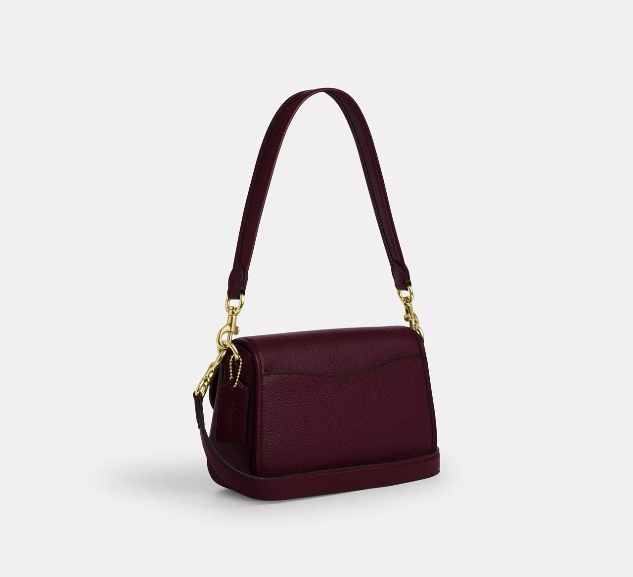 [INCOMING ETA 30 DAYS] COACH Hadley Shoulder Bag in Dark Wine (CY683)