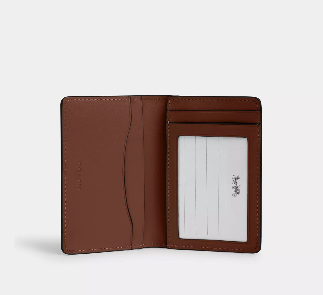 [INCOMING ETA 30 DAYS] COACH Men Id Card Holder in Saddle (CJ728)