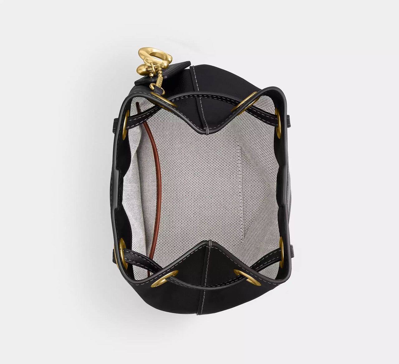 [INCOMING ETA 30 DAYS] COACH Jade Drawstring Bag in Black (CER84)