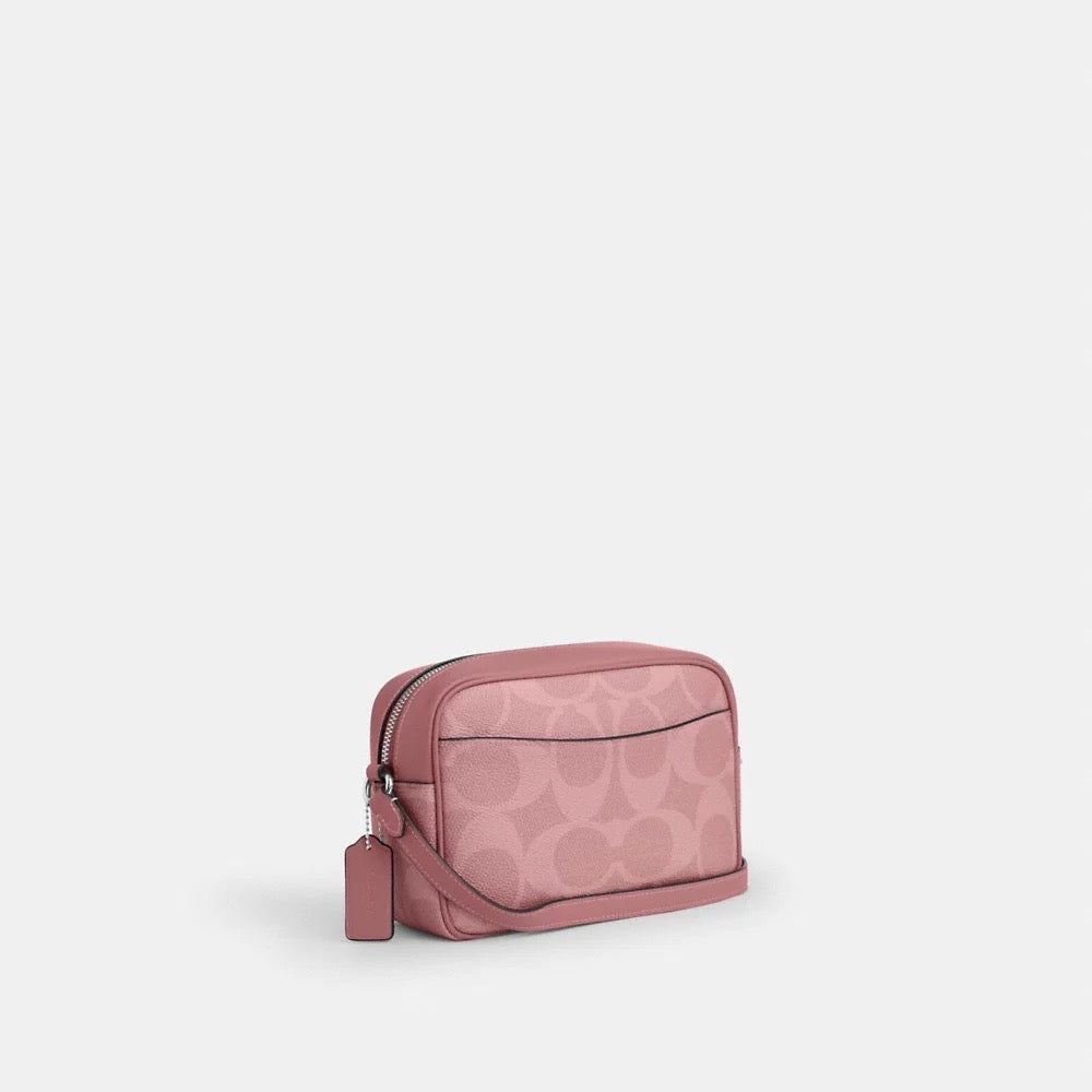 [INCOMING ETA 30 DAYS] COACH Jamie Camera Bag In Maxi Signature Canvas in Dusty Pink (SHW)(CCK73)