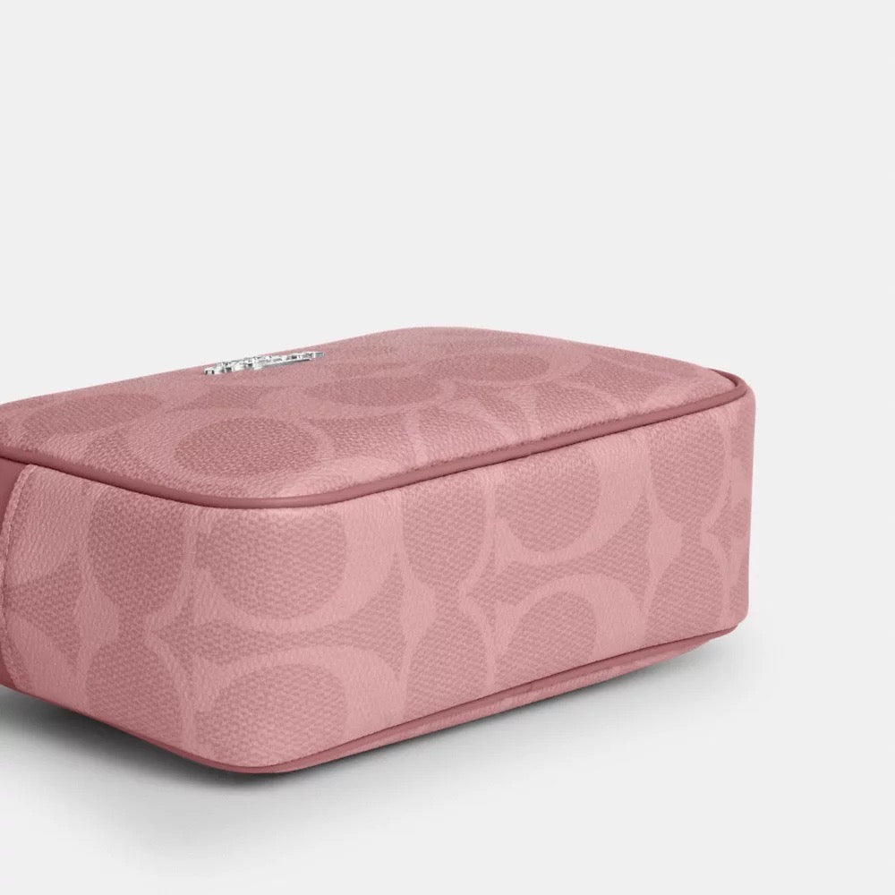 [INCOMING ETA 30 DAYS] COACH Jamie Camera Bag In Maxi Signature Canvas in Dusty Pink (SHW)(CCK73)