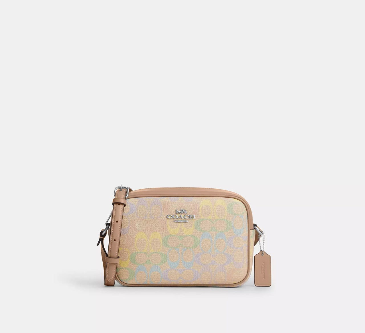 [INCOMING ETA 30 DAYS] COACH Jamie Camera Bag In Rainbow Signature Canvas in Sand Multi (CDD63)