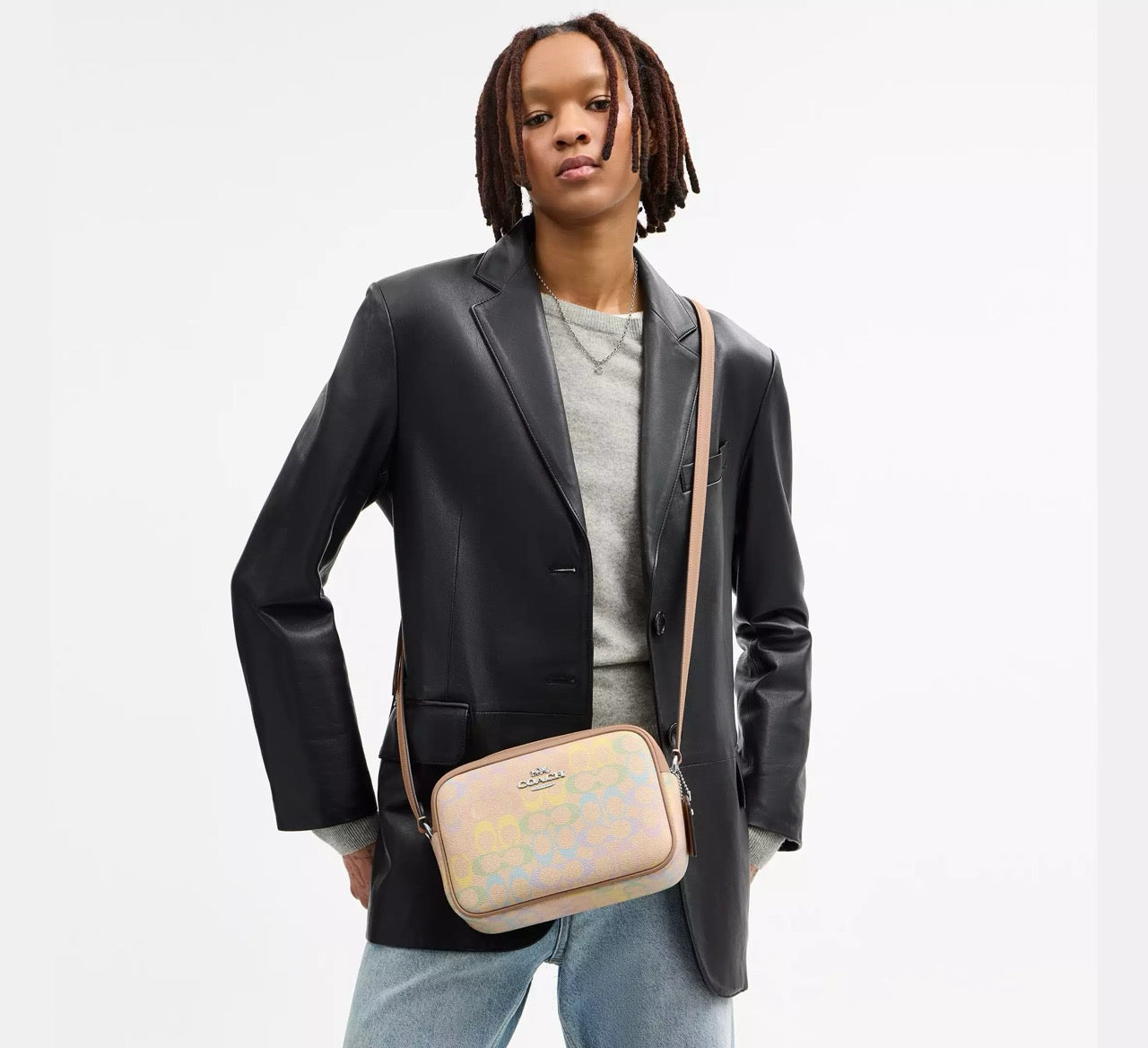 [INCOMING ETA 30 DAYS] COACH Jamie Camera Bag In Rainbow Signature Canvas in Sand Multi (CDD63)