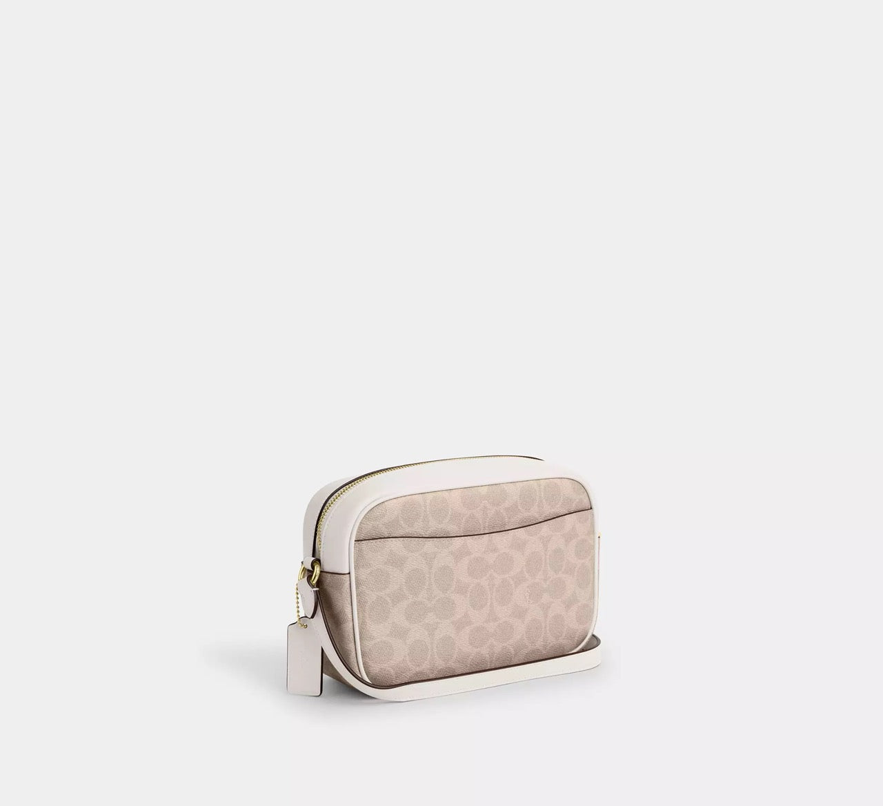 [READY STOCK MY] COACH Jamie Camera Bag In Signature Canvas in Sand/Chalk (CZ186)