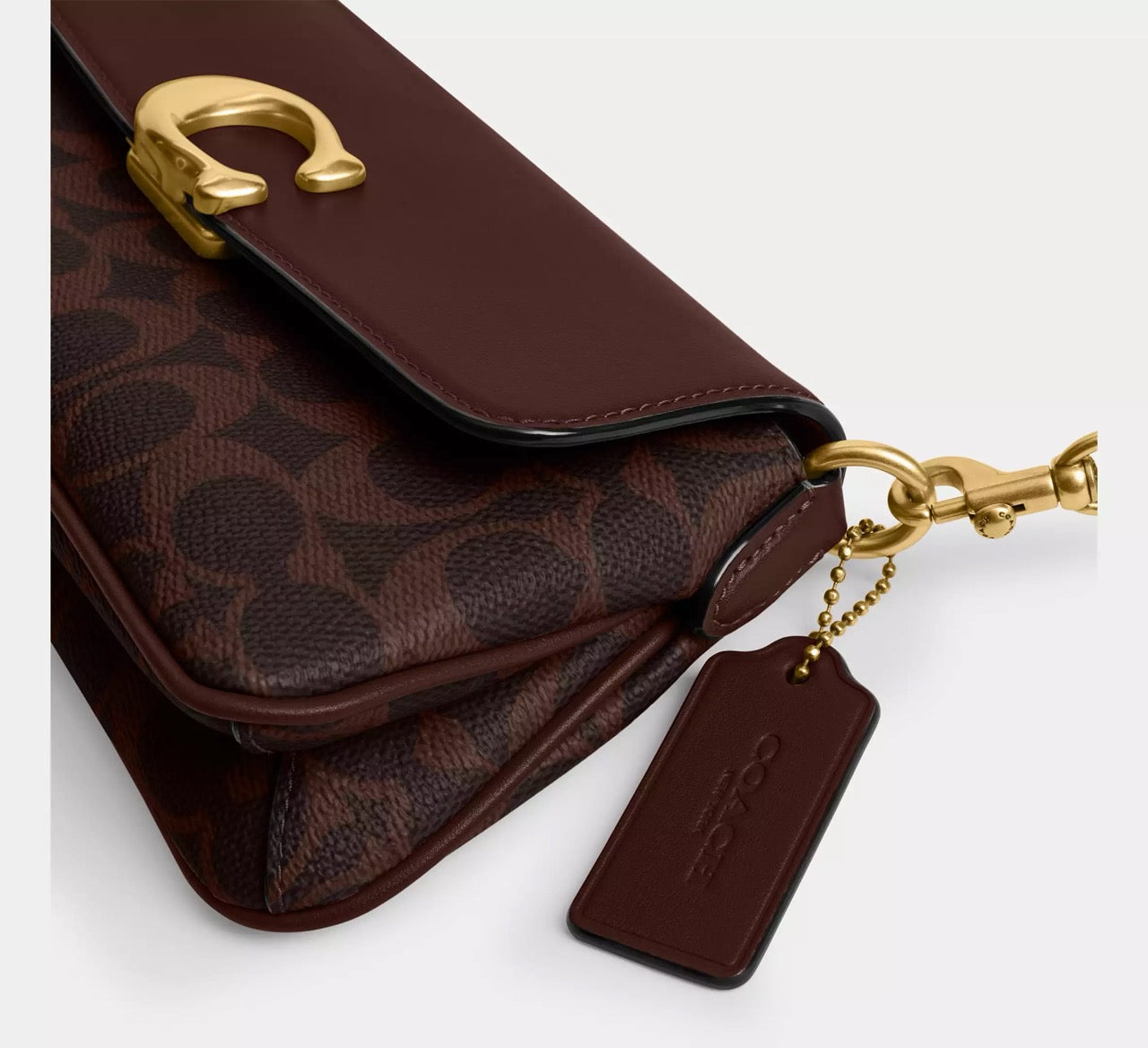 [READY STOCK MY] COACH Jet Shoulder Bag In Signature Canvas in Maple (CBA83)