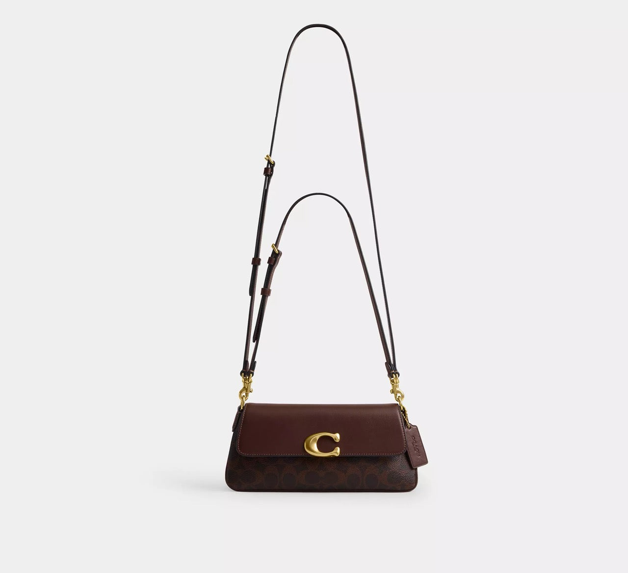 [READY STOCK MY] COACH Jet Shoulder Bag In Signature Canvas in Maple (CBA83)
