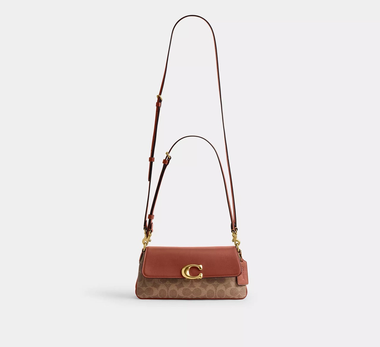 [INCOMING ETA 30 DAYS] COACH Jet Shoulder Bag In Signature Canvas in Tan Caramel (CBA83)
