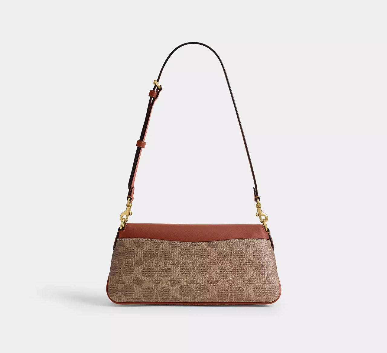 [INCOMING ETA 30 DAYS] COACH Jet Shoulder Bag In Signature Canvas in Tan Caramel (CBA83)