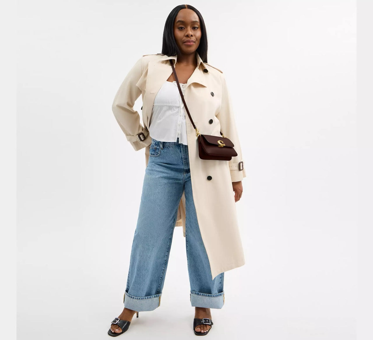 [INCOMING ETA 30 DAYS] COACH Jet Shoulder Bag in Brass/Maple (CAM16)