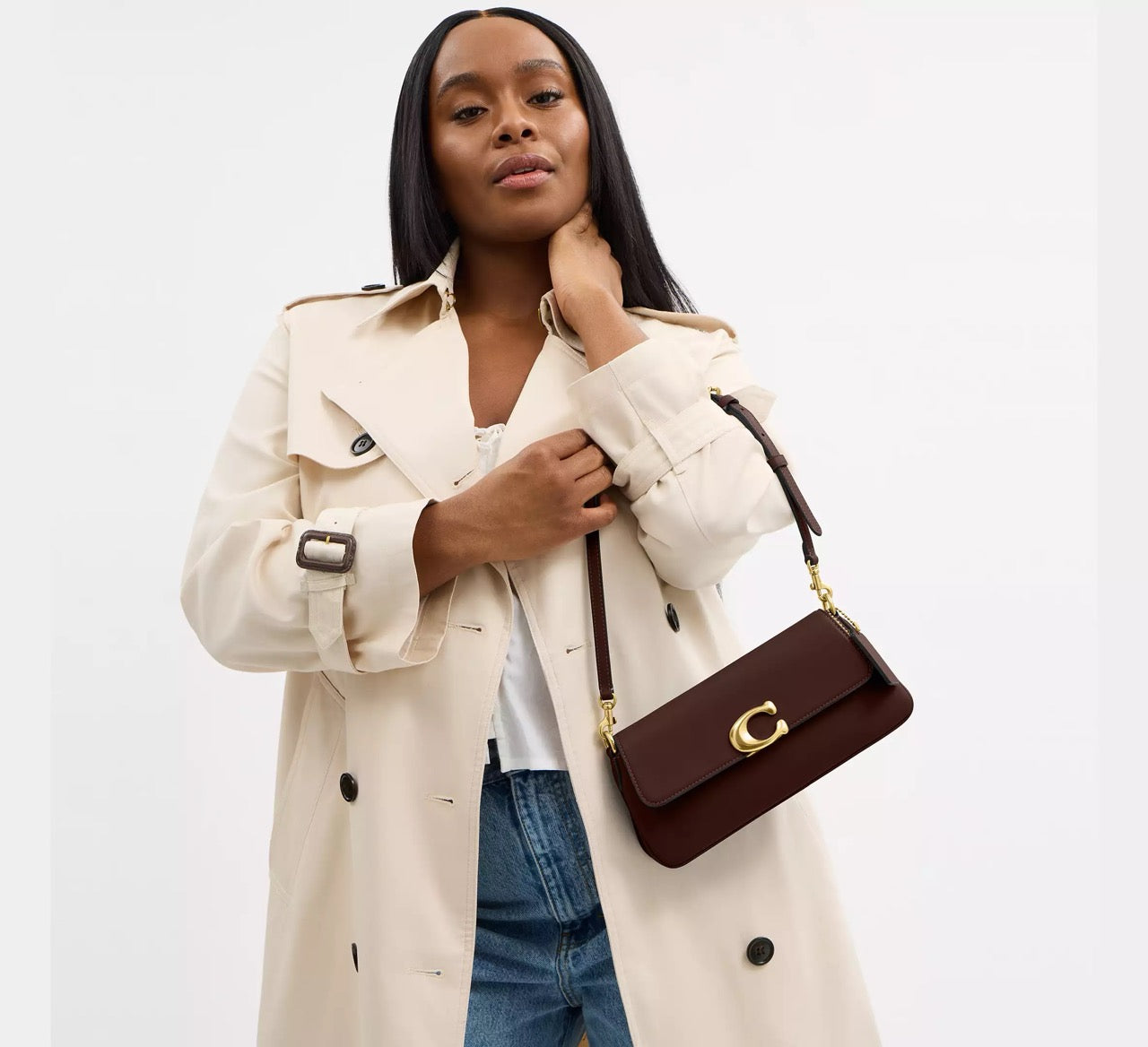 [INCOMING ETA 30 DAYS] COACH Jet Shoulder Bag Maple (CAM16)